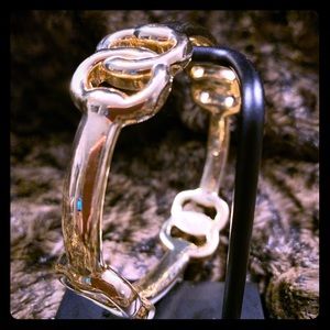 14 karat gold over sterling silver bangle